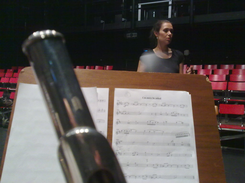 Proben mit Hellen-Swantje Wecker